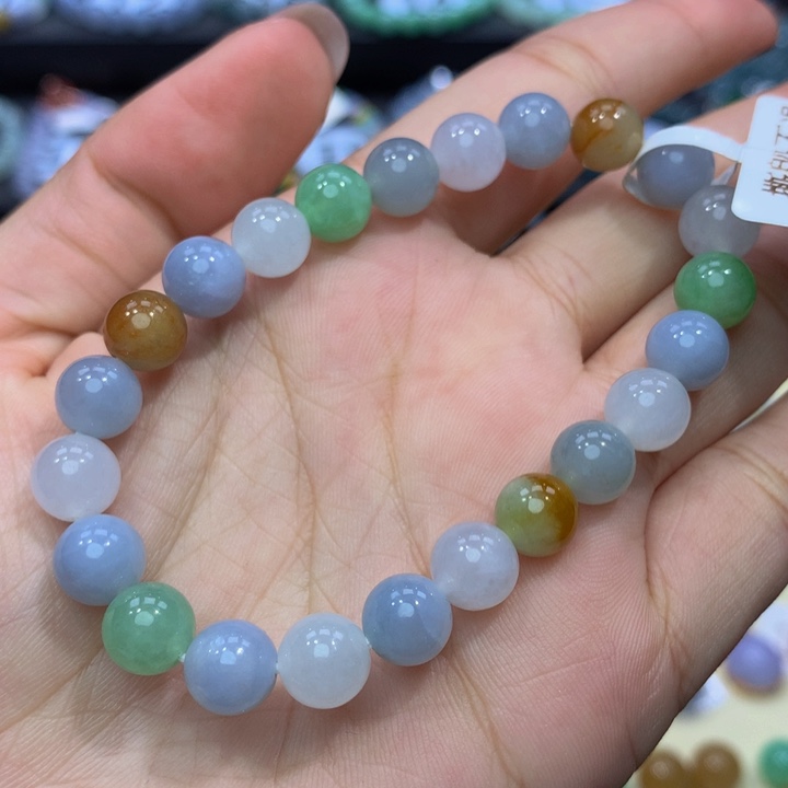 翡翠手链未镶嵌翡翠