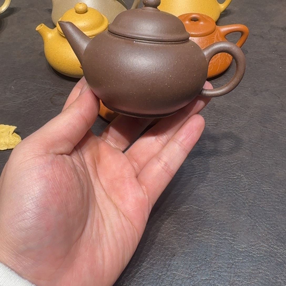 志***紫砂公道杯千禧紫泥水平