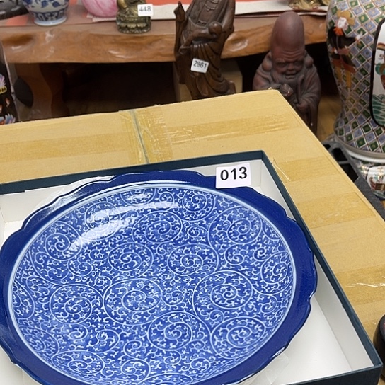 瓷片摆件工艺品瓷器摆件777 