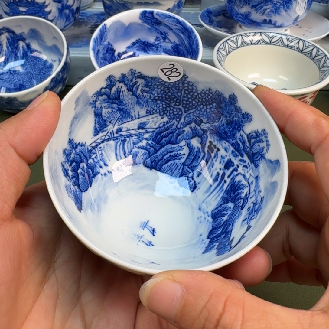 陶瓷景德镇纯手绘茶具圆圆282