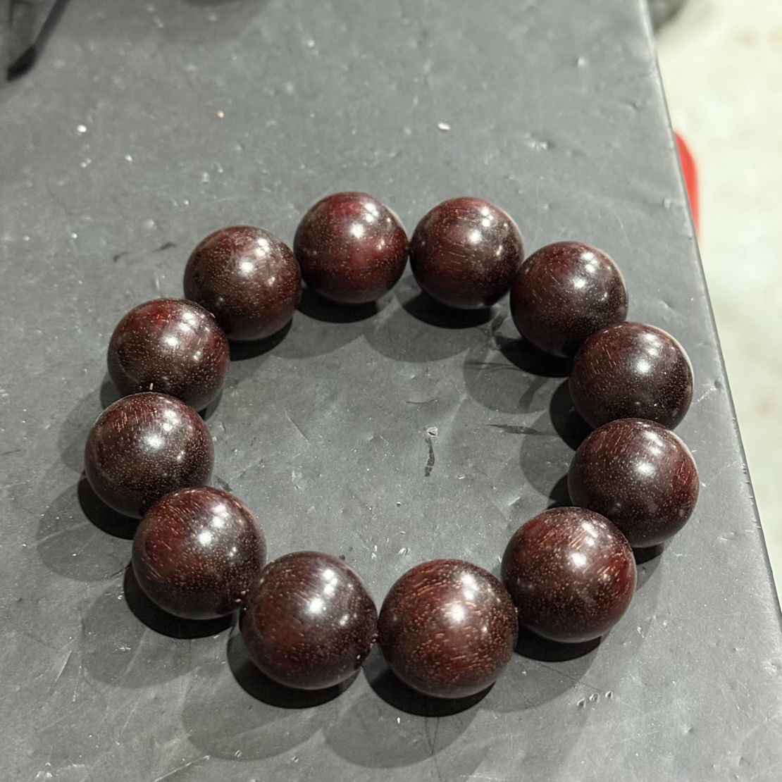 Z14 紫檀2.0cm单圈手串