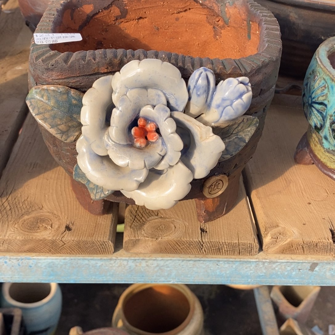 130号多肉盆口径15瑕疵 补色