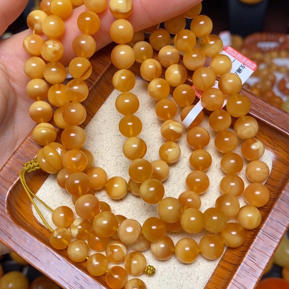 【闪购商品】未镶嵌蜜蜡手链手串