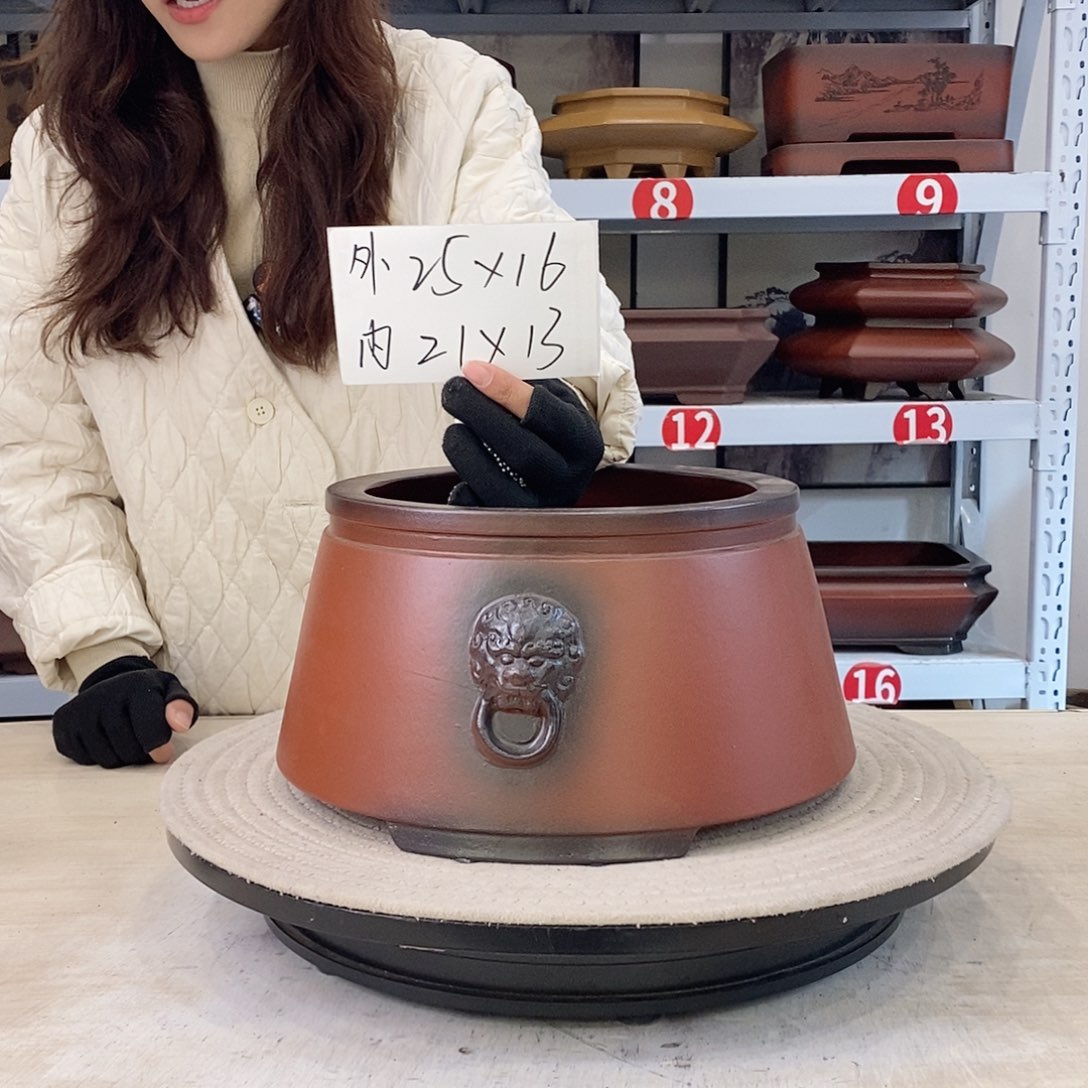 紫砂花盆紫砂花盆