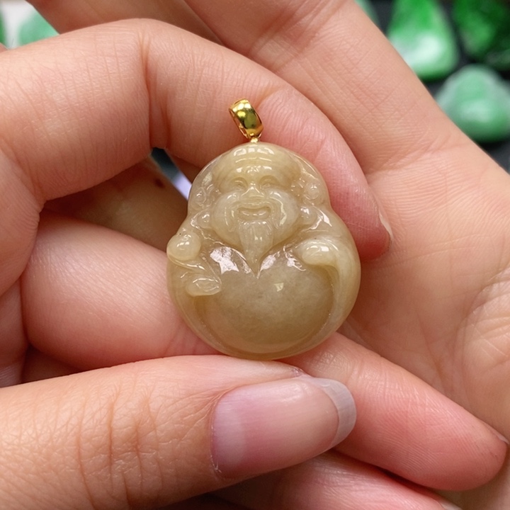 翡翠颈饰未镶嵌吊坠