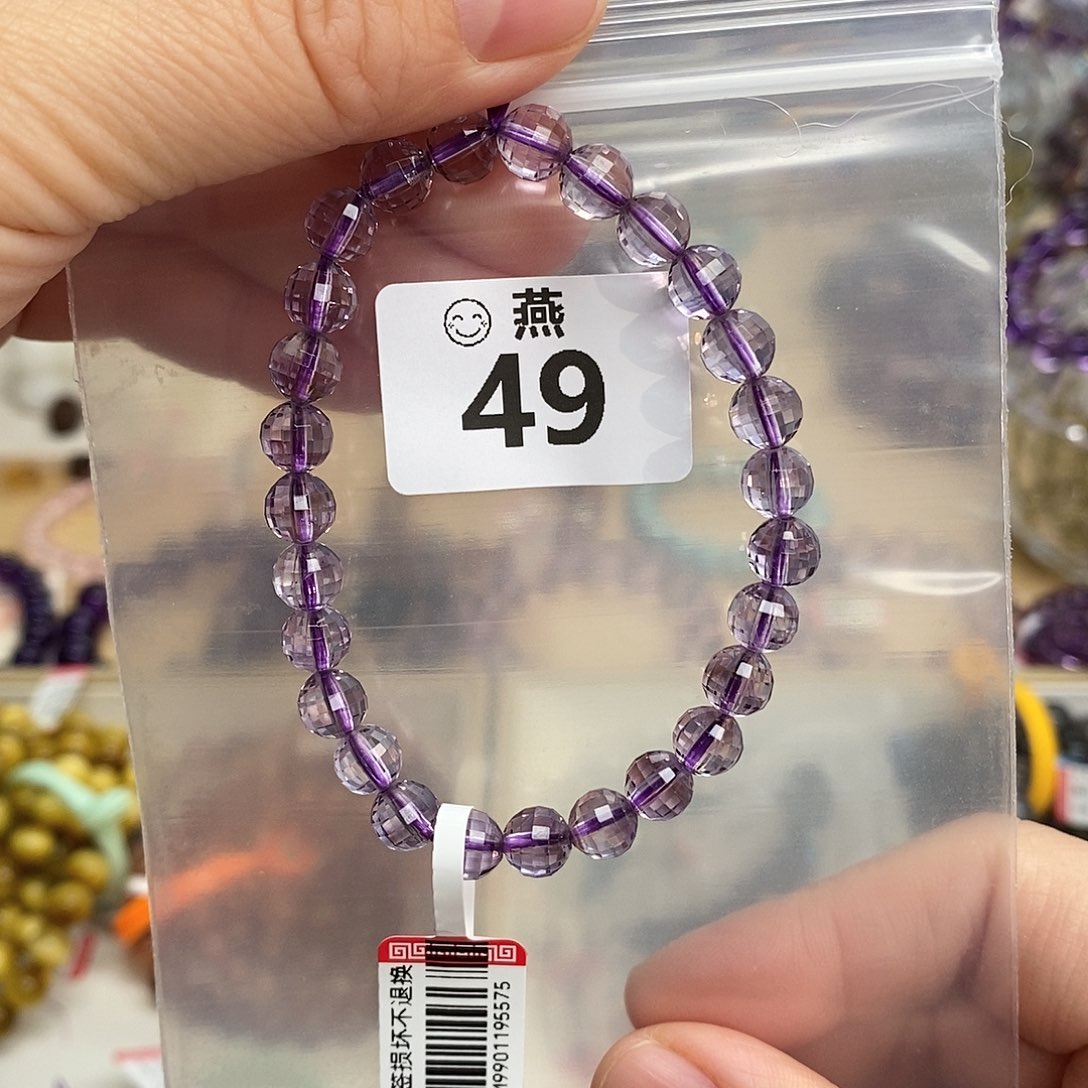 水晶手链未镶嵌多样性发一