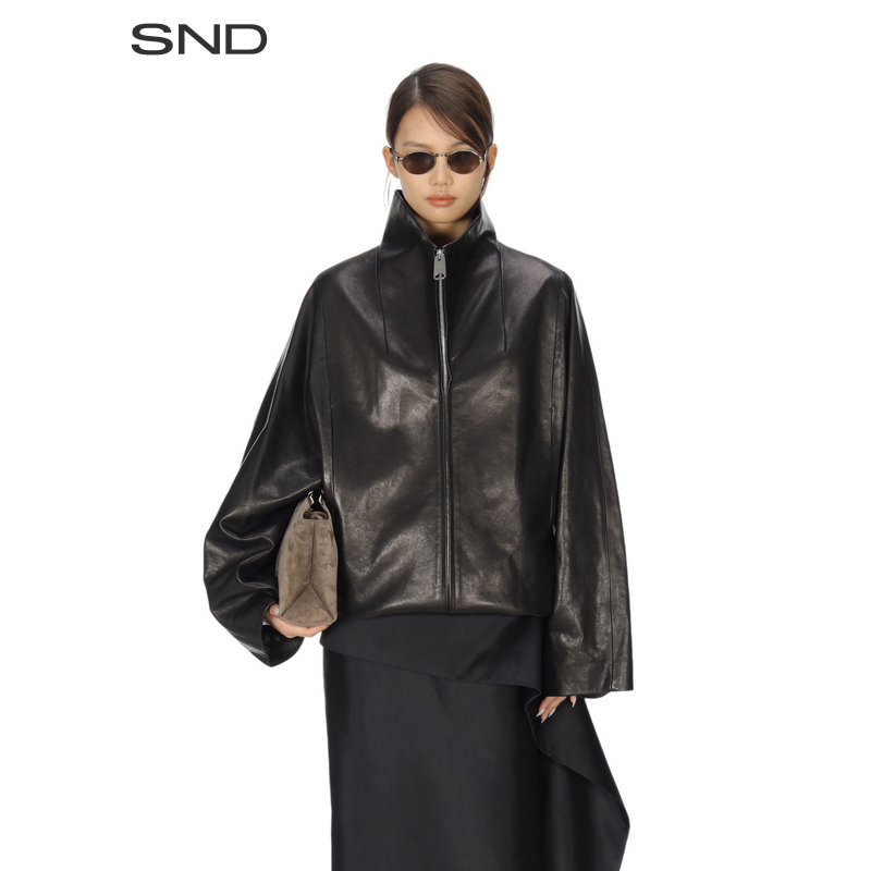 【SNDKHAITE 设计师品牌】SND PF25 机能风皮质感短外套