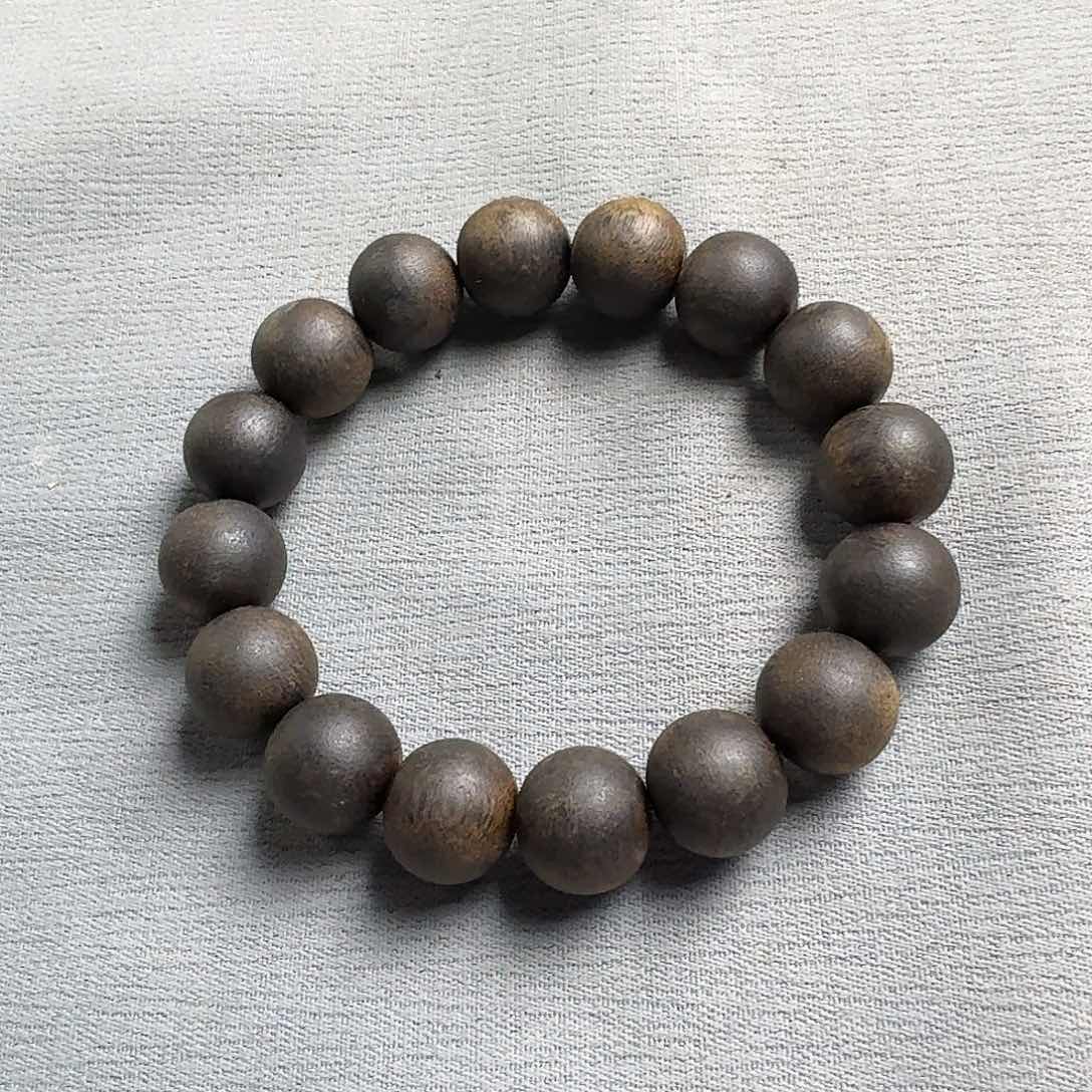 沉香香囊沉香昆仑梅格圆珠单圈卡14发一沉水级