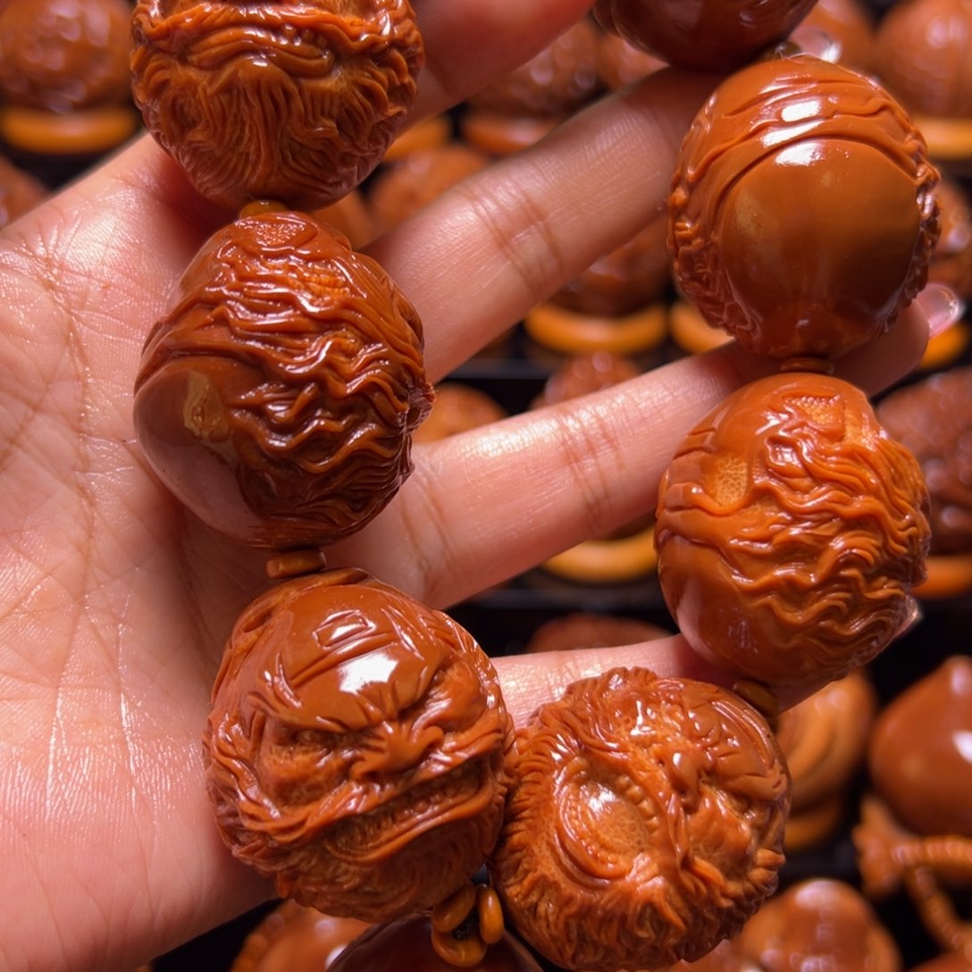 搏***虎橄榄核手串/手链橄榄核