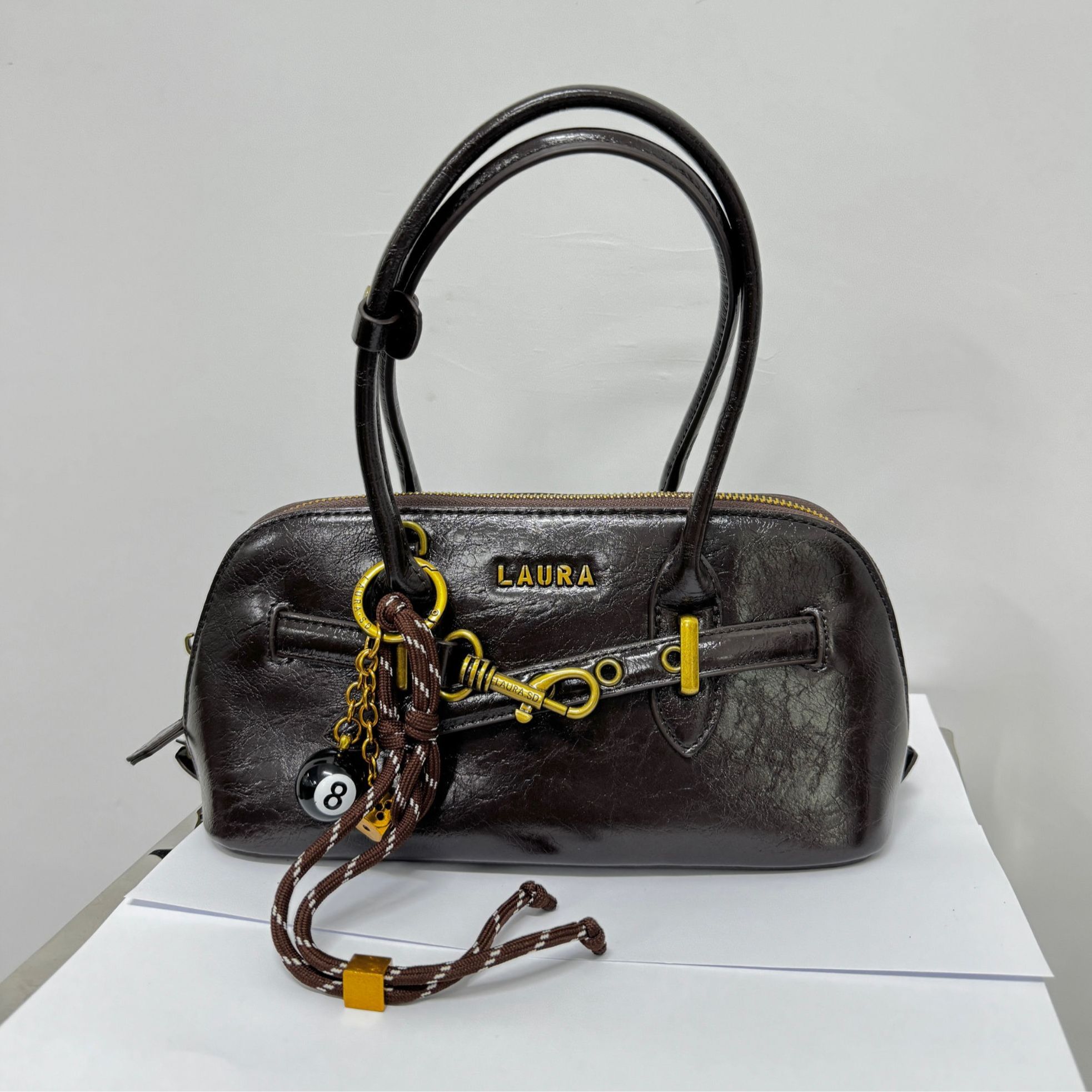 VAZSLVE/原创设计SD-3693-暗夜坞木 春季新款轻奢小包