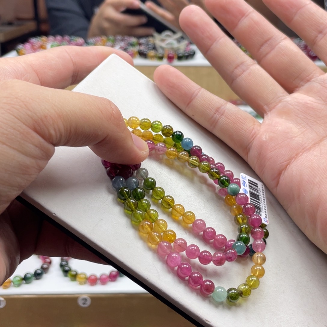 碧玺手串未镶嵌5.8mm.mmmmmmmm