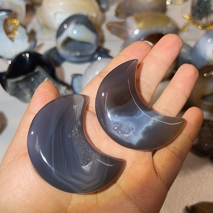 玛瑙/玉髓无未镶嵌i****l月亮