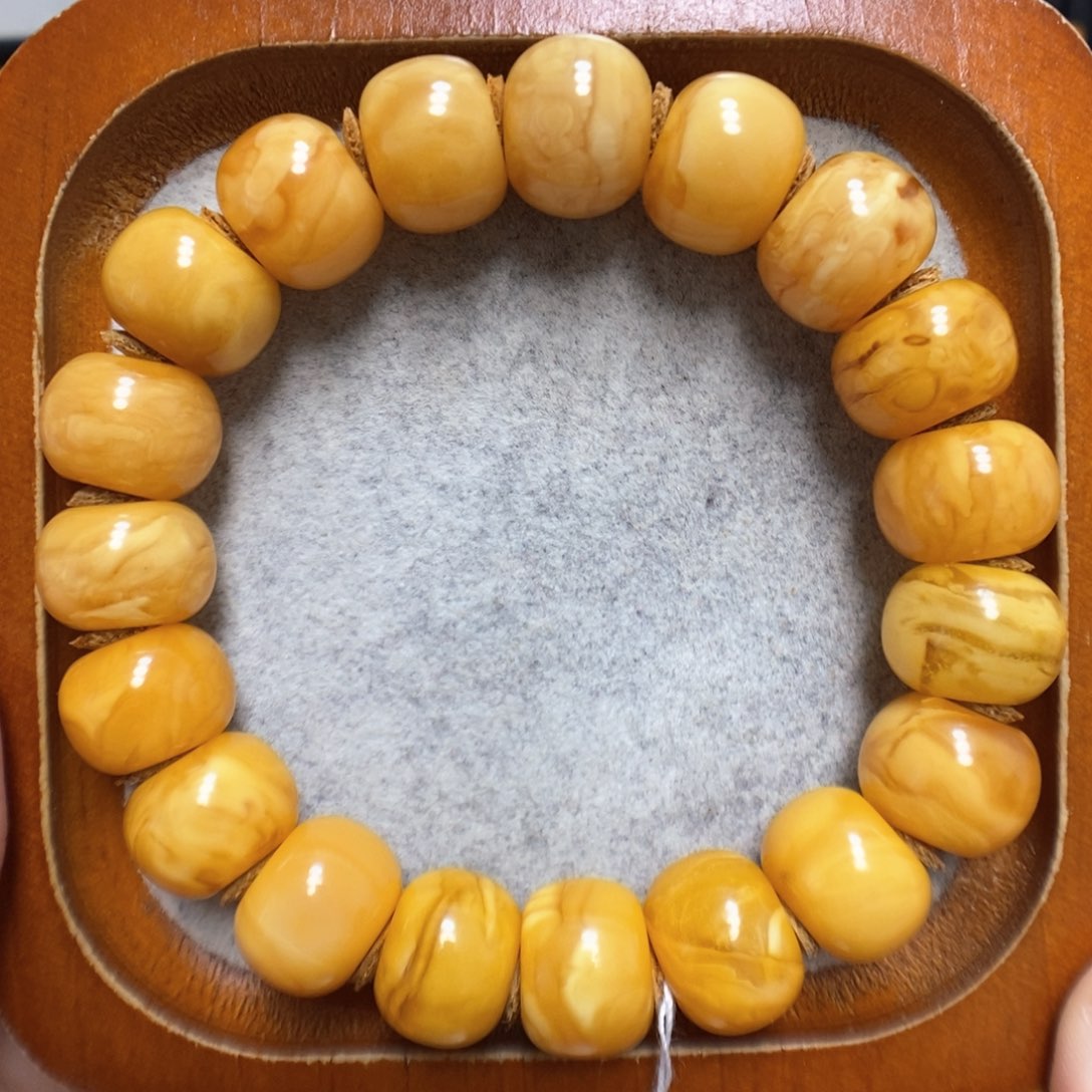 蜜蜡手串未镶嵌蜜蜡手串