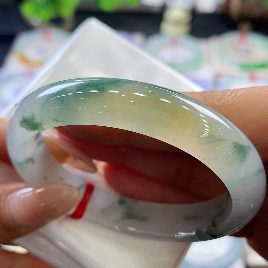 未镶嵌手镯翡翠20号53.5贵妃