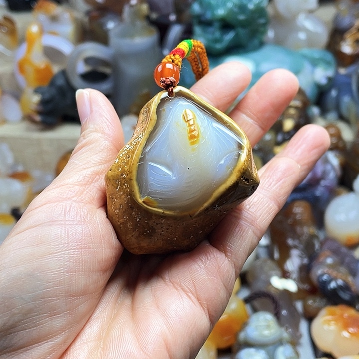 玛瑙/玉髓饰品 未镶嵌