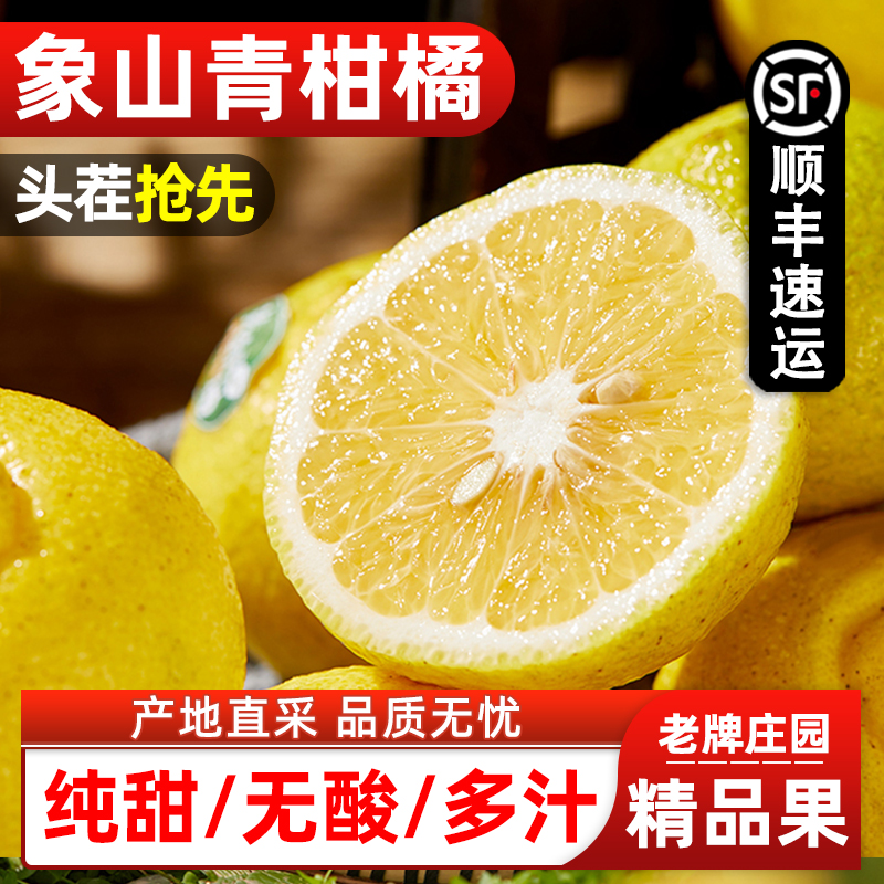 象山青爆汁柑橘新鲜水果黄金橘柚头茬应季无酸纯甜孕妇水果现摘