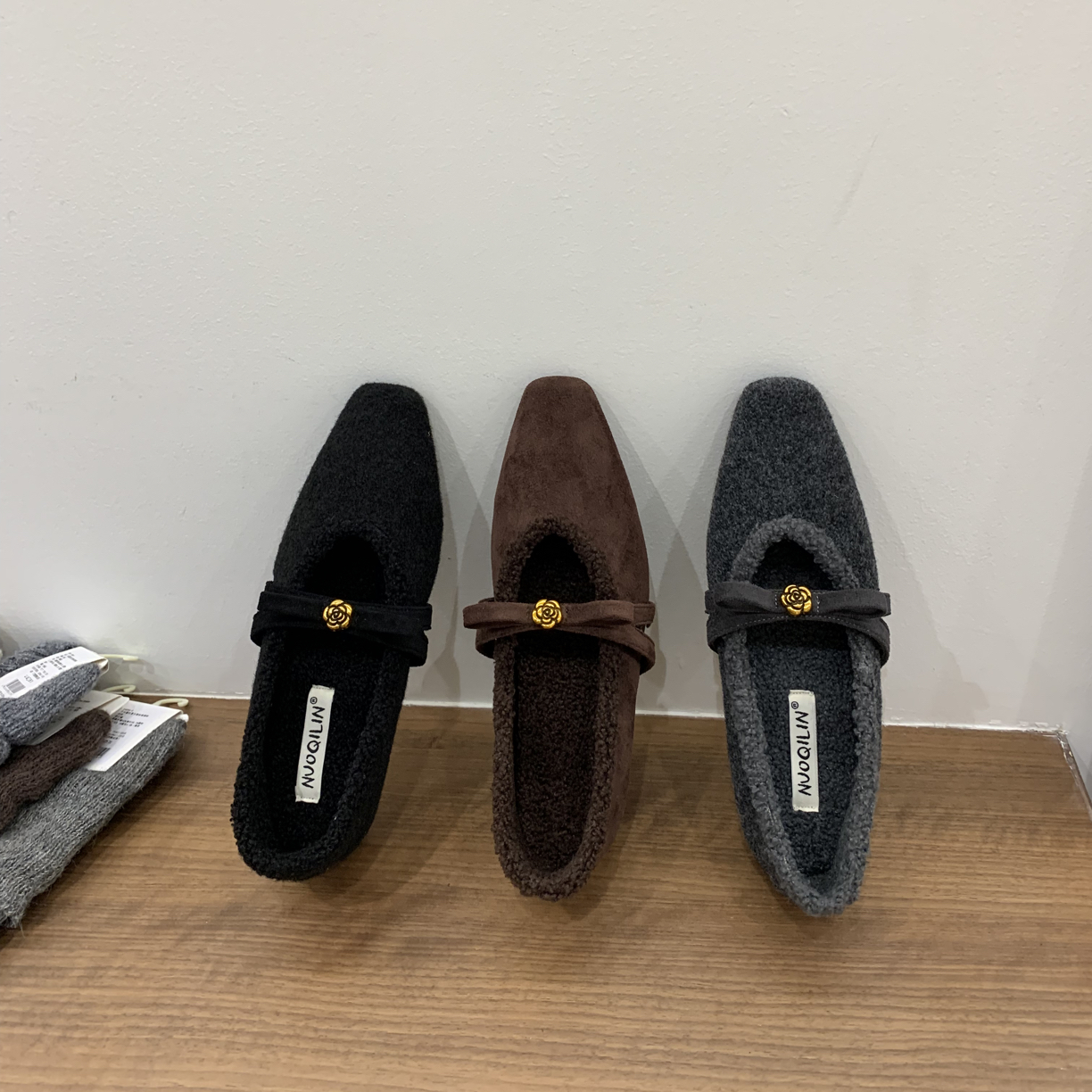 内增高！法式晚风加绒单鞋女鞋子秋冬保暖棉鞋配裙子玛丽珍毛毛鞋