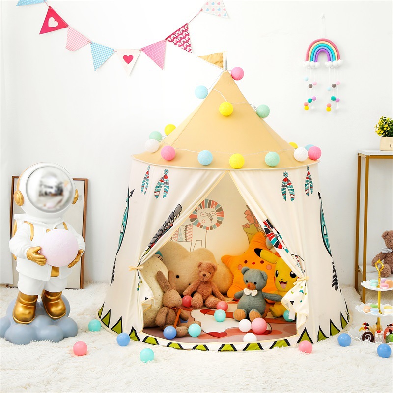 小帐篷家用客厅卧室室内儿童可睡觉男孩女孩折叠儿童游戏屋帐篷