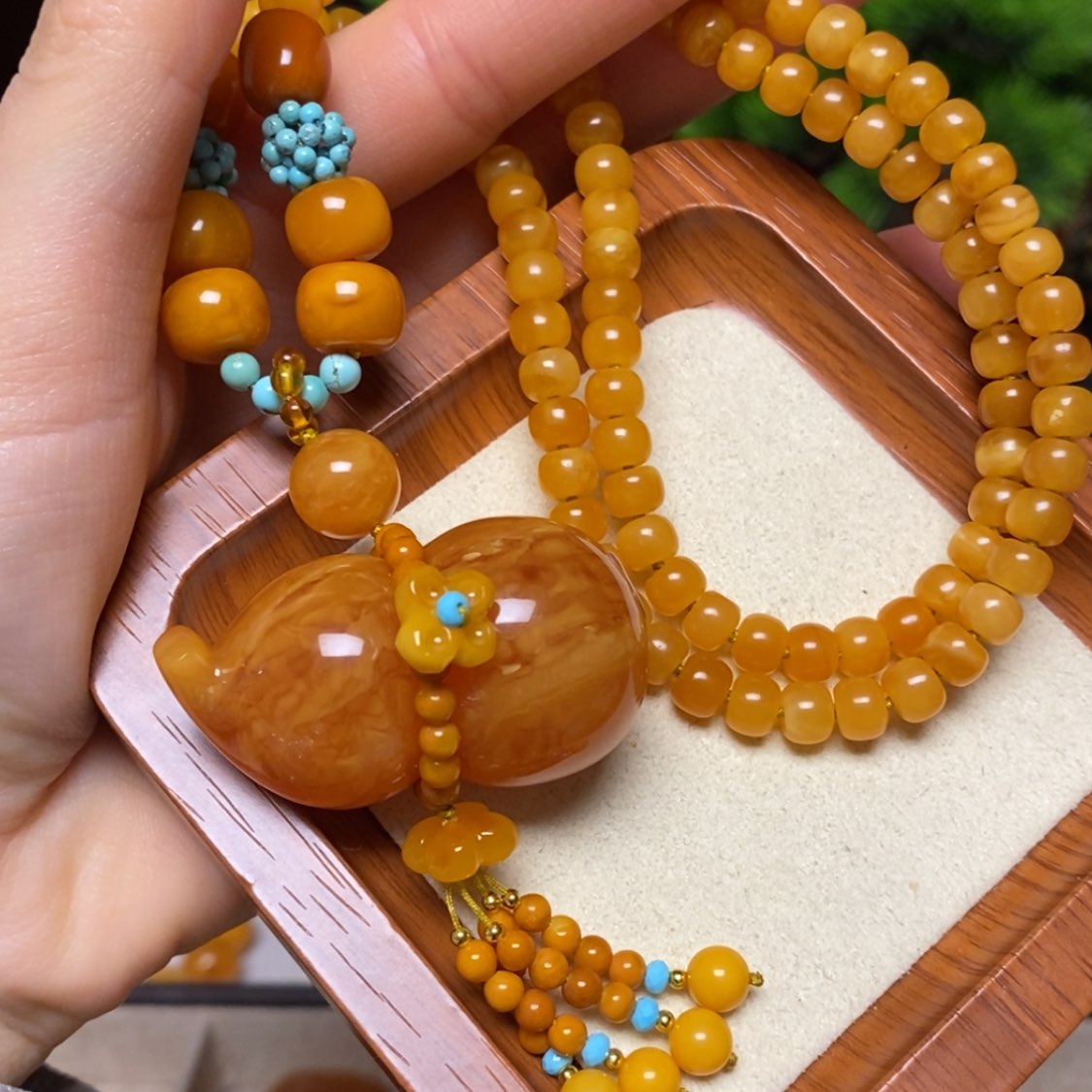 【闪购商品】蜜蜡颈饰未镶嵌项链