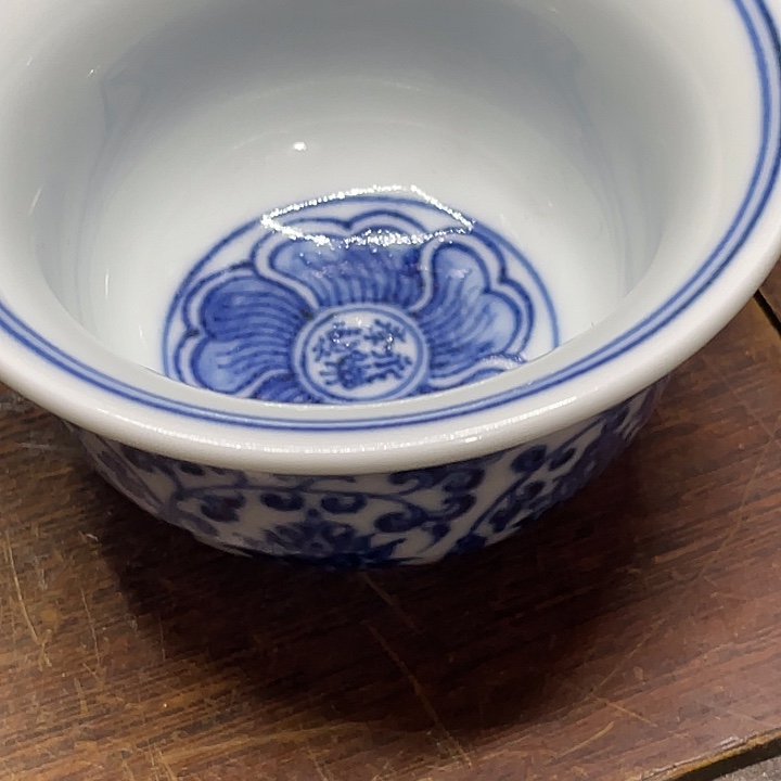 m***g手工艺品琉璃青花杯子