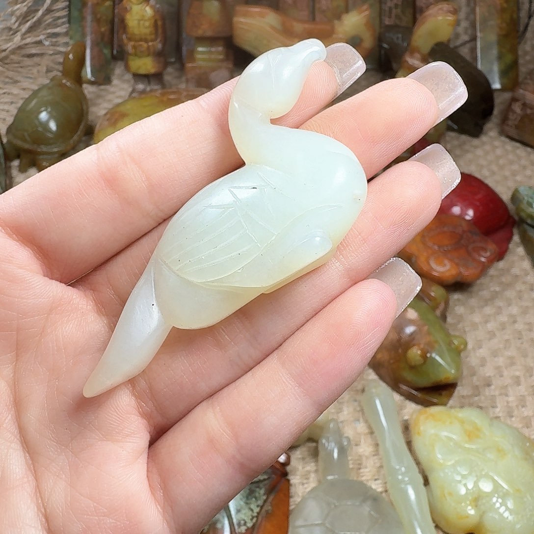 白玉菩提吊坠挂件