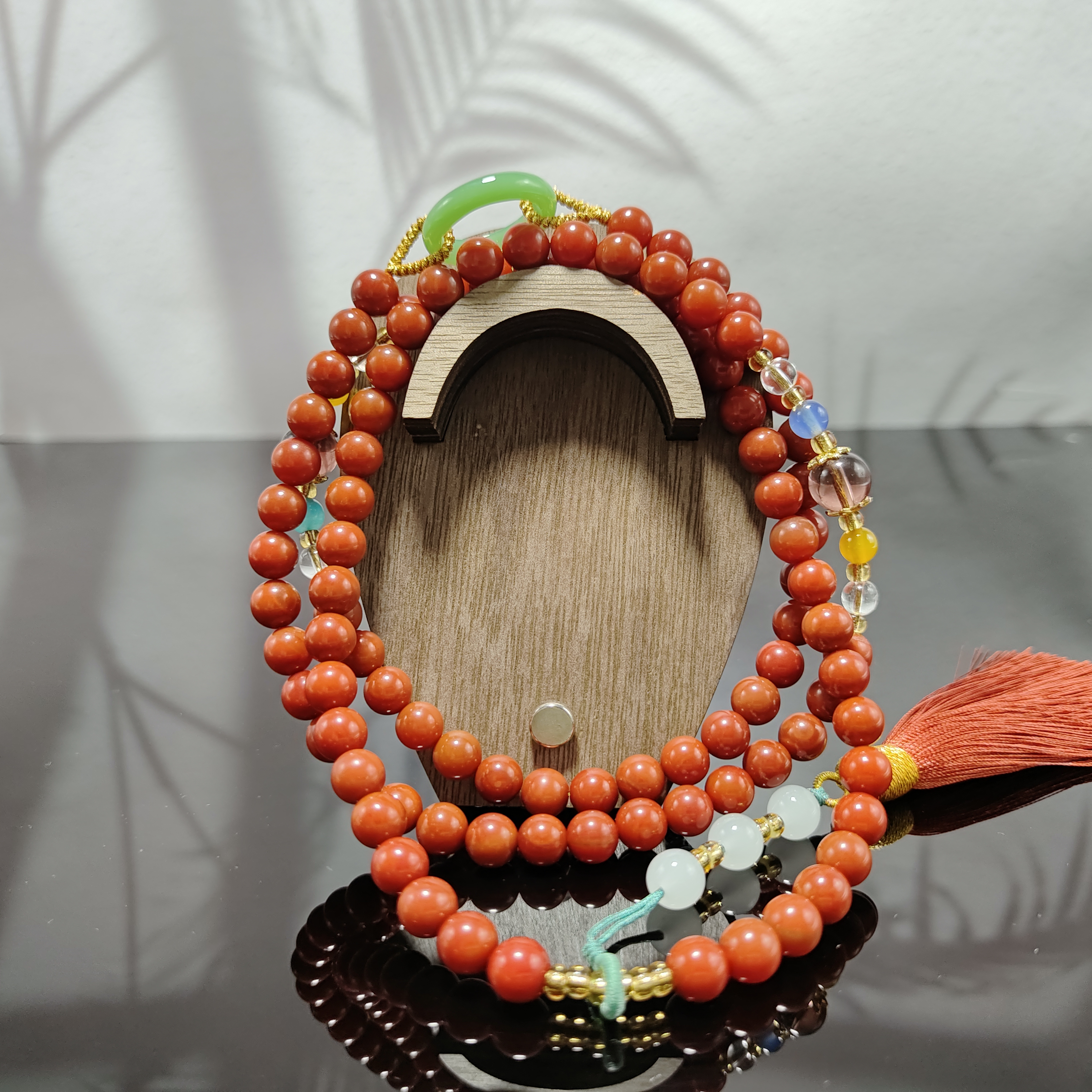 N玛瑙108项链（纯手工）1510