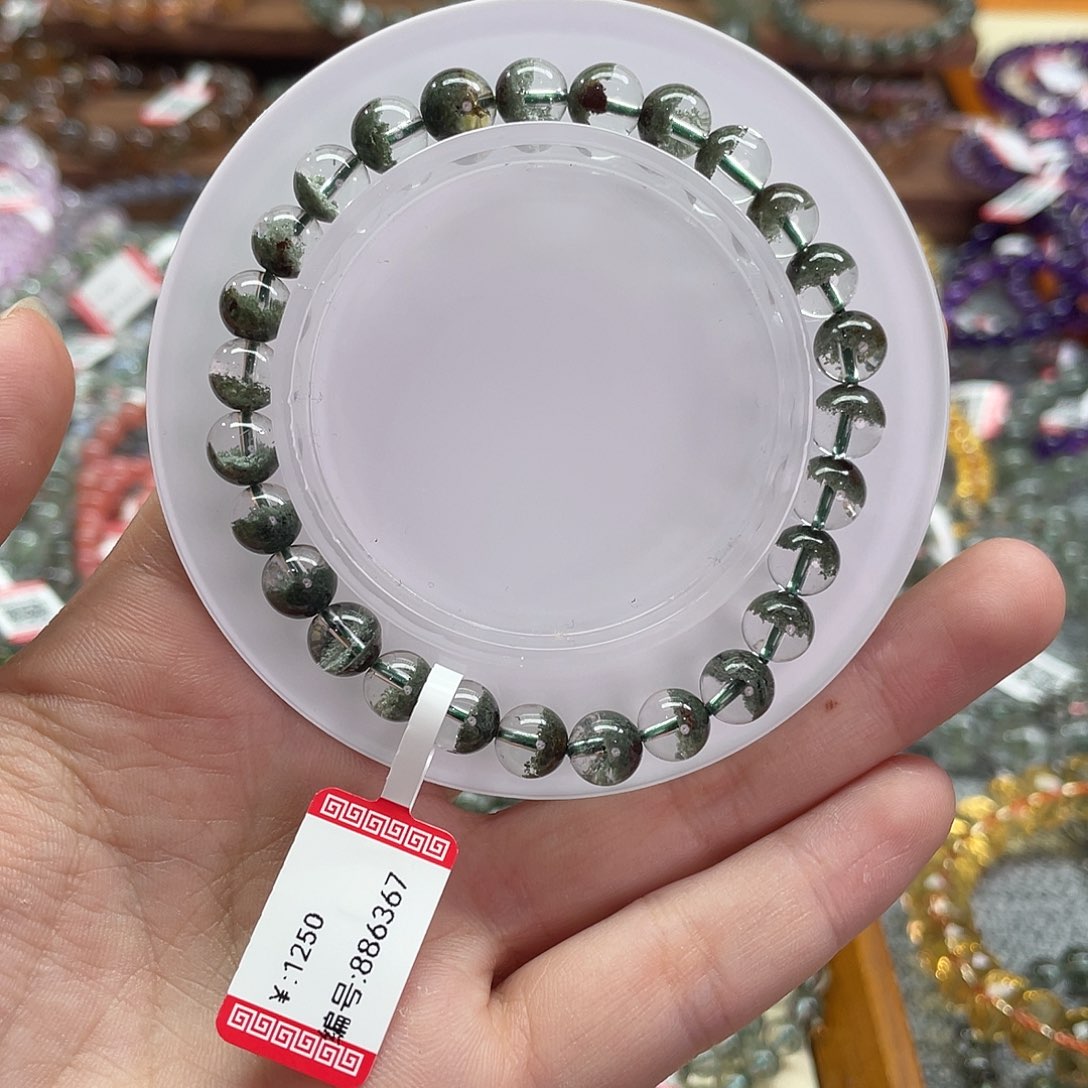 水晶手链未镶嵌U**a绿幽灵