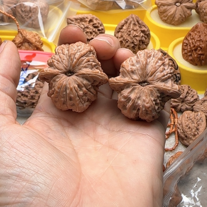 文玩核桃吊坠自*者38平谷血麒麟