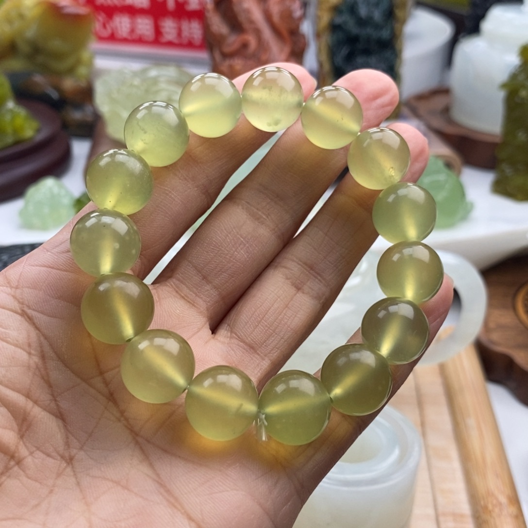 岫玉未镶嵌四大名玉手串1.4