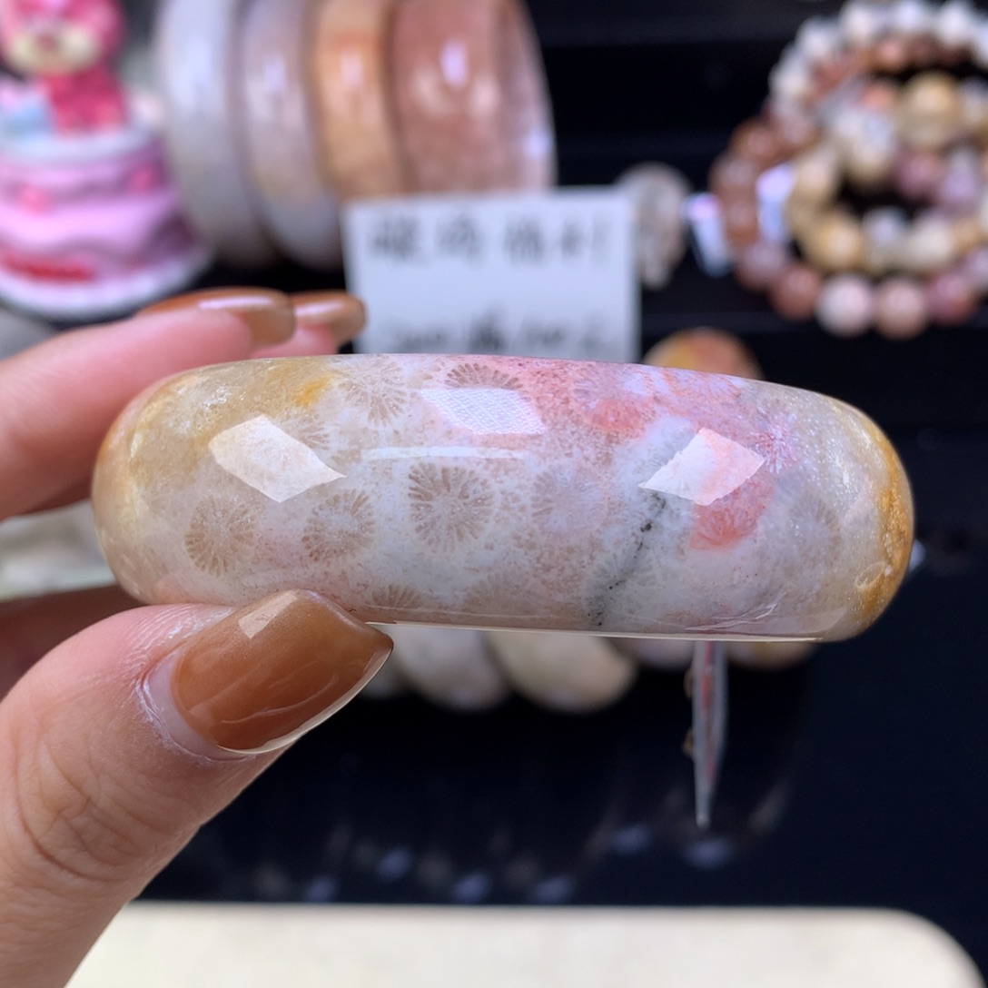 硅化珊瑚（珊瑚玉）未镶嵌吊坠(赠链)晚场福利五折54口（34号）