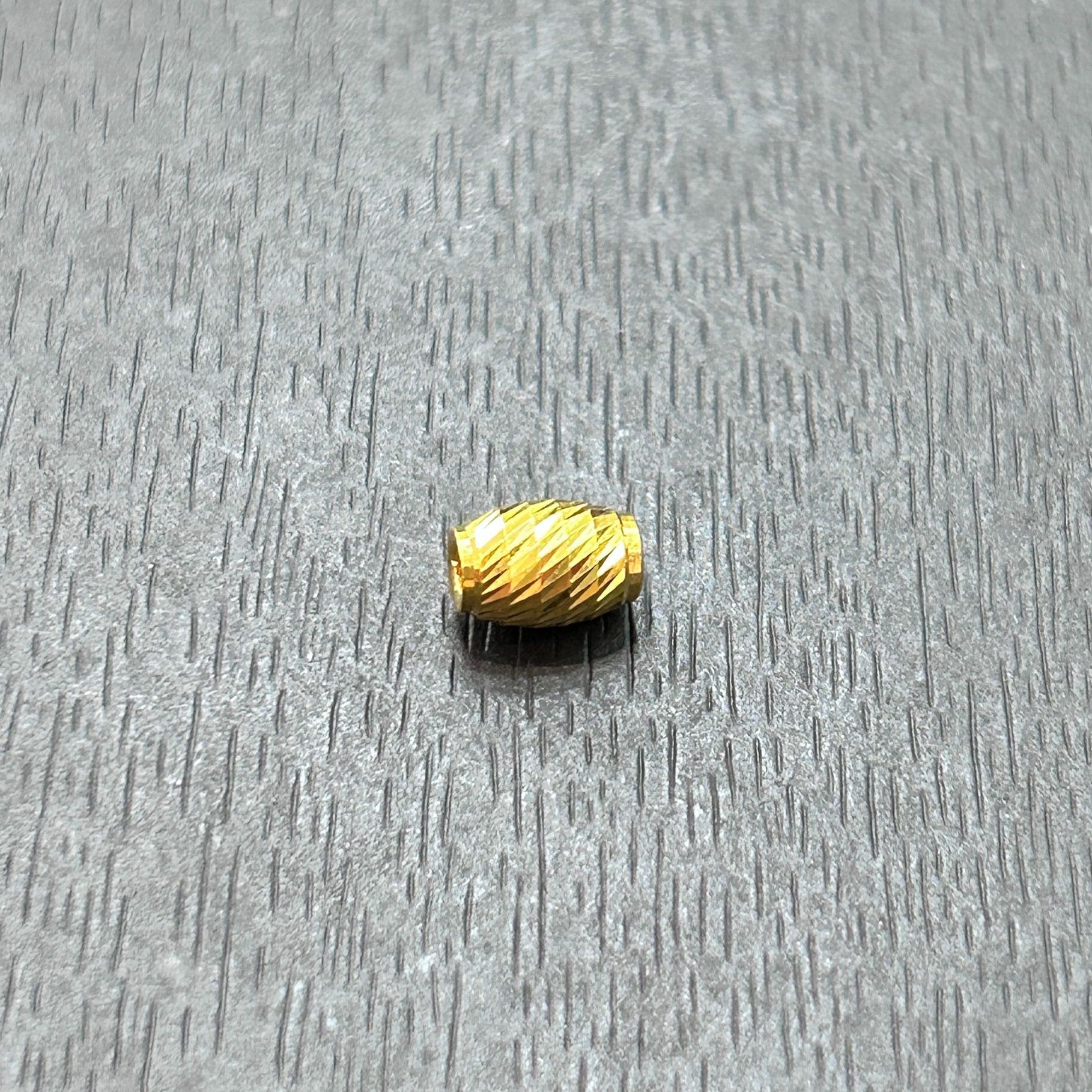 【店长专享】足金999投资金攒黄金卡4菱形橄榄珠PJ938克重多退少补