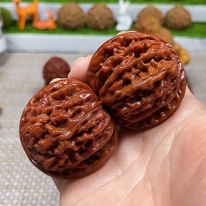 文玩核桃把件四座楼