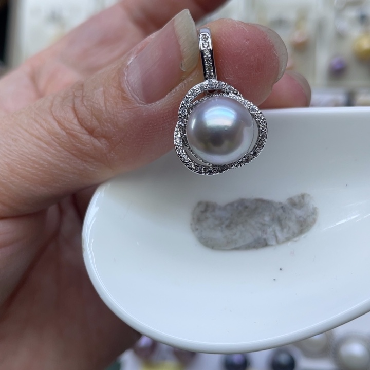 淡水珍珠吊坠(不含链)未镶嵌