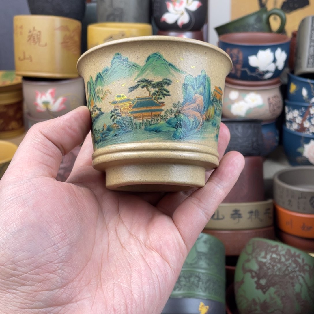 紫砂茶杯紫砂茶杯