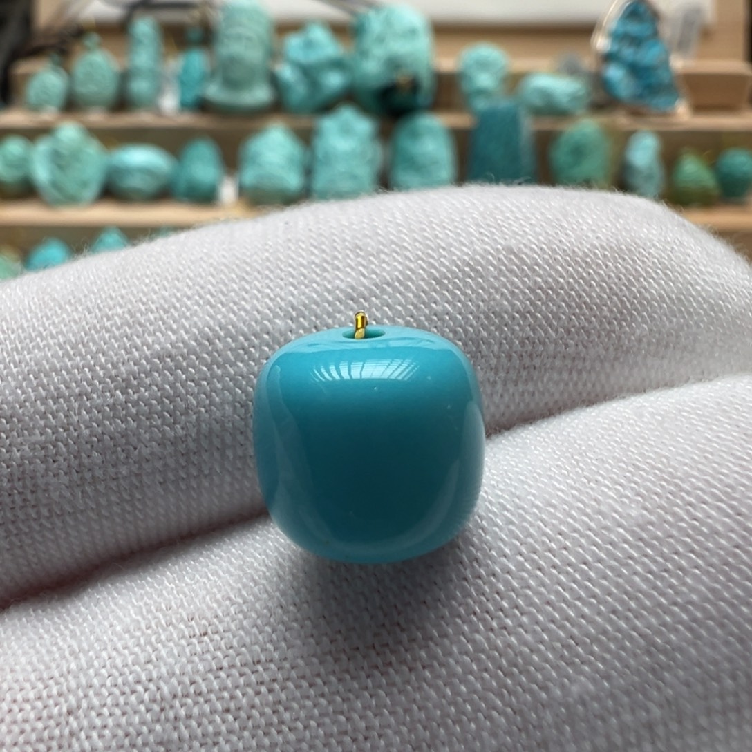 绿松石未镶嵌配饰9.5*8.8