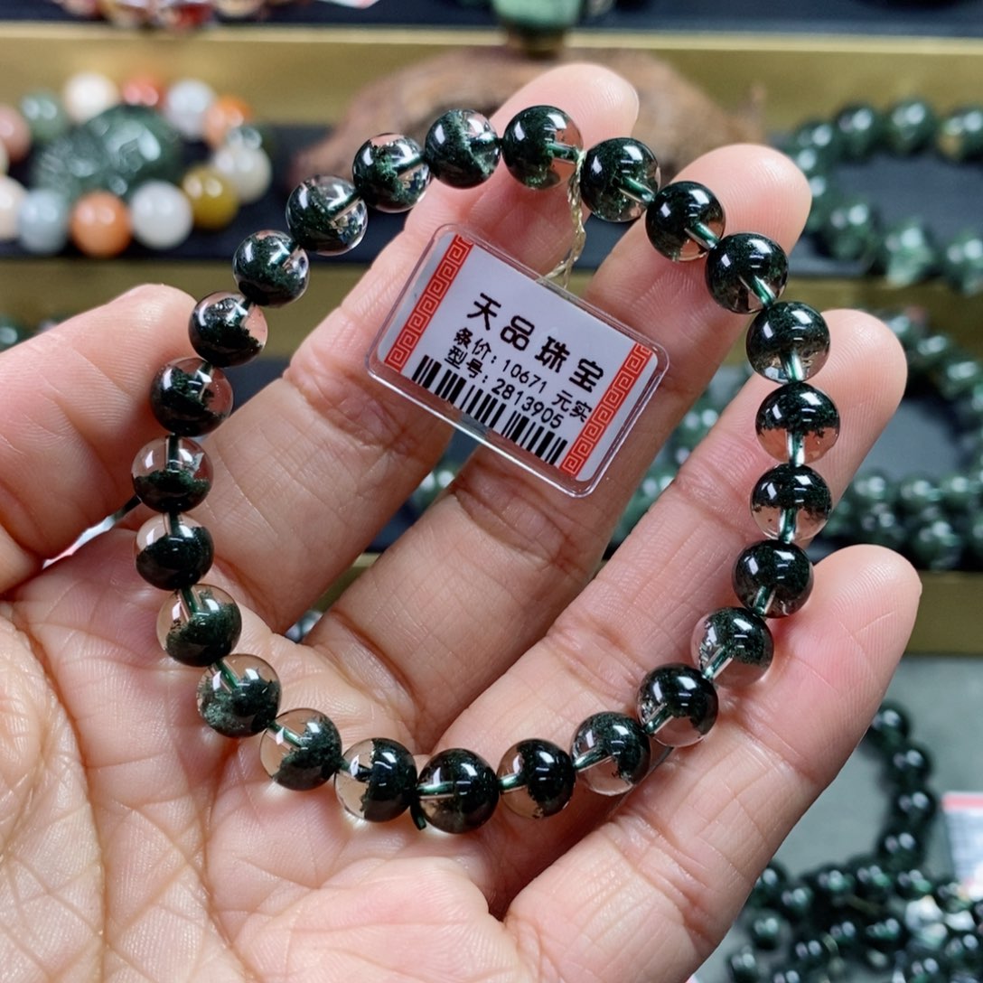 水晶手链未镶嵌绿幽灵手链2813905