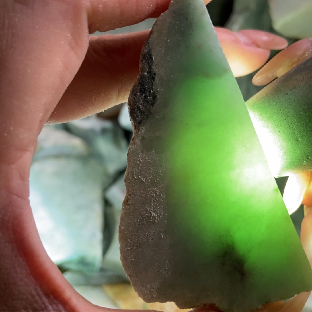 翡翠未镶嵌挂件天然翡翠