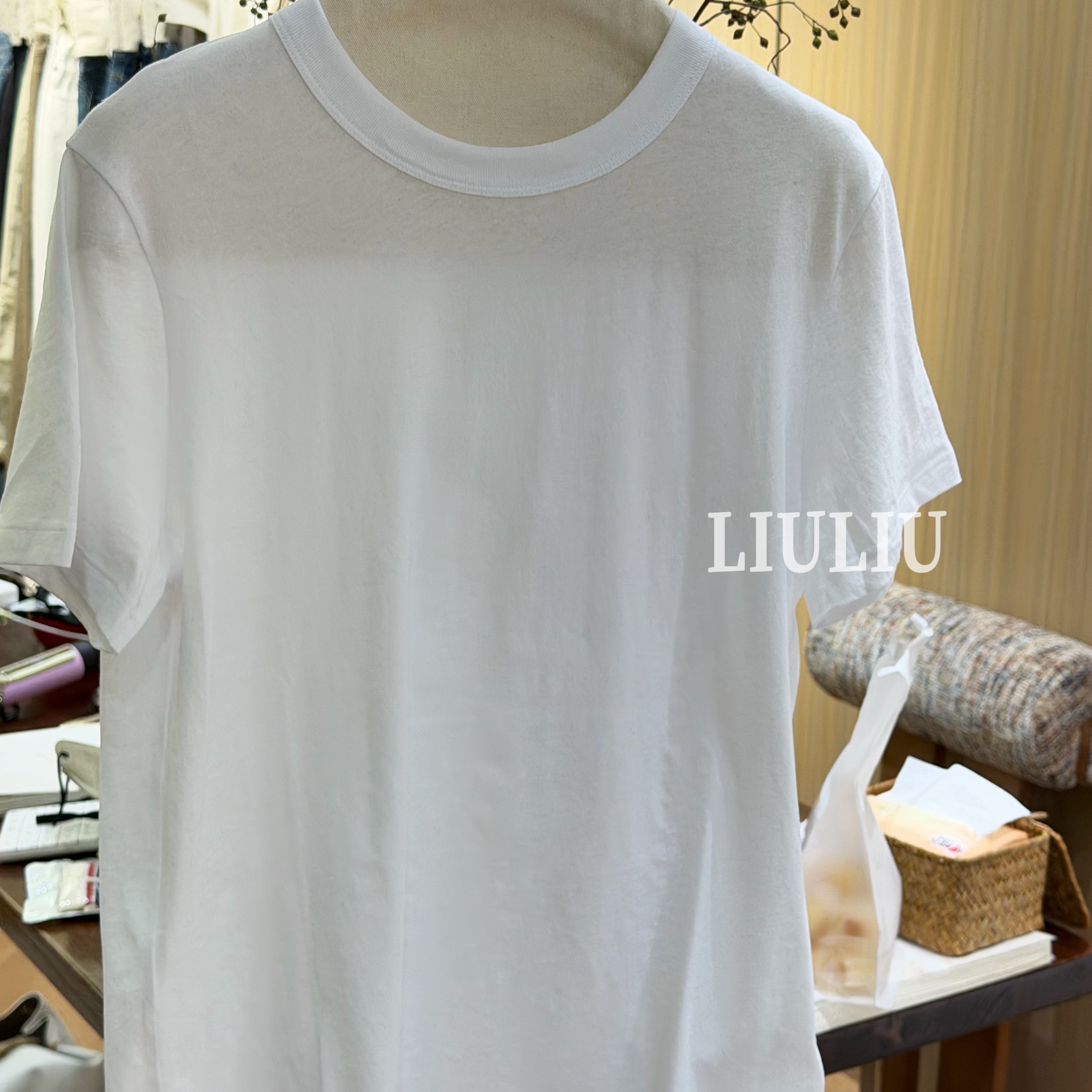 LIULIU 必入百搭圆领T (NO退NO换)