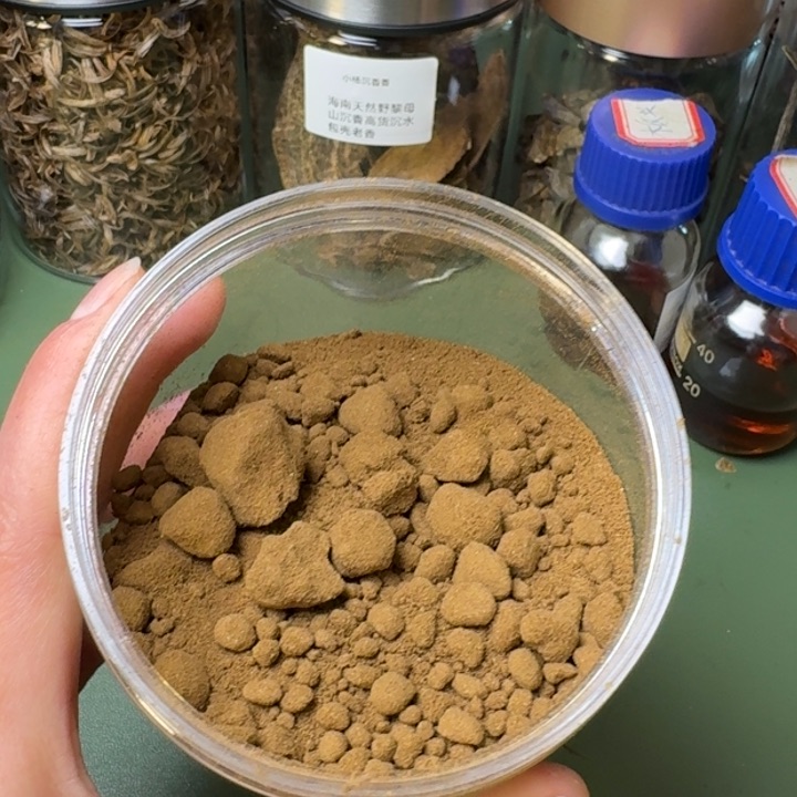 沉香手把件海南天然莺歌绿沉水粉103克