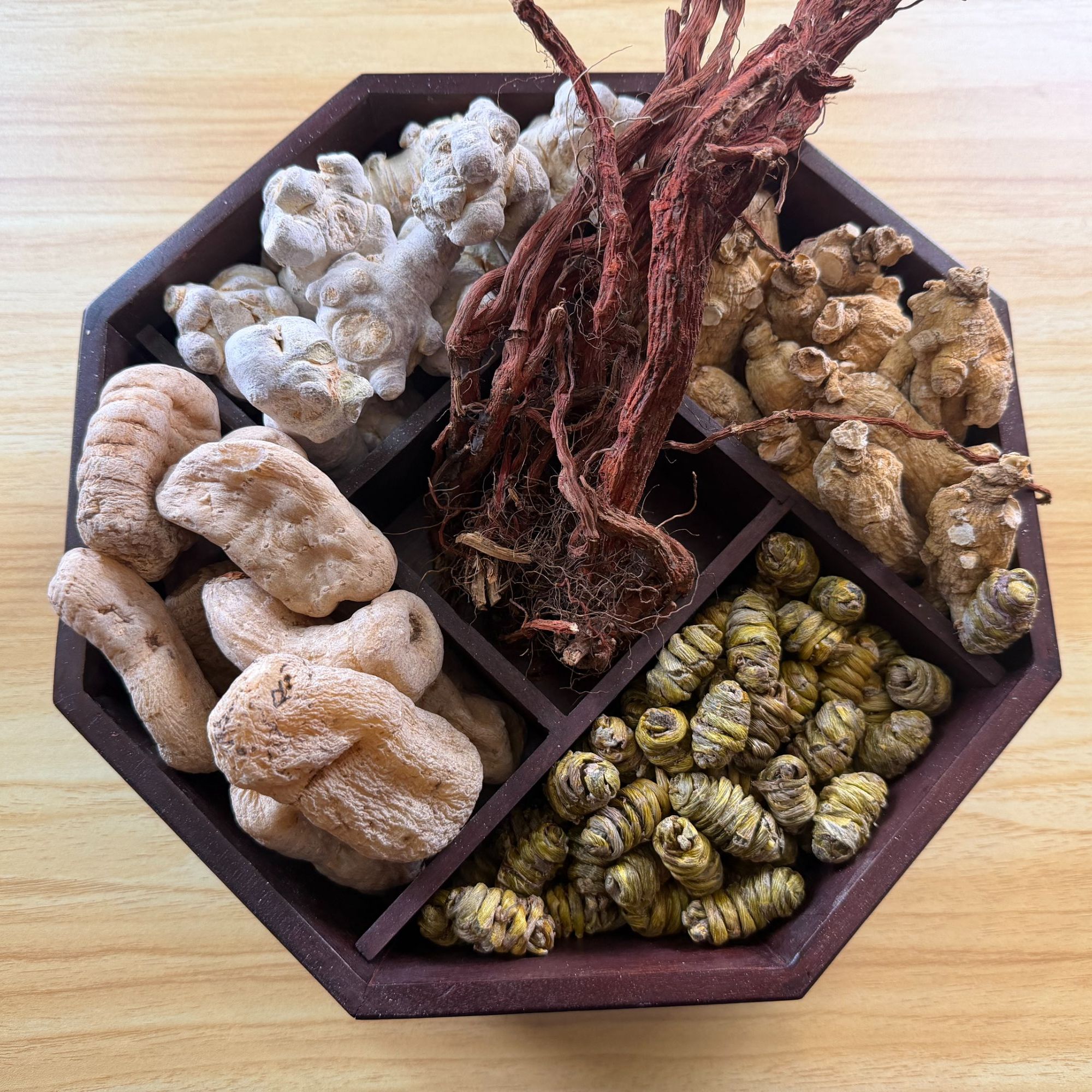 高配精品五宝 内含三七西洋参天麻石斛丹参