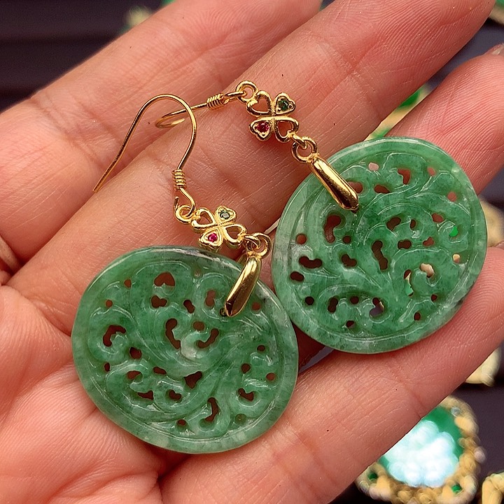 翡翠颈饰银S925镶嵌翡翠