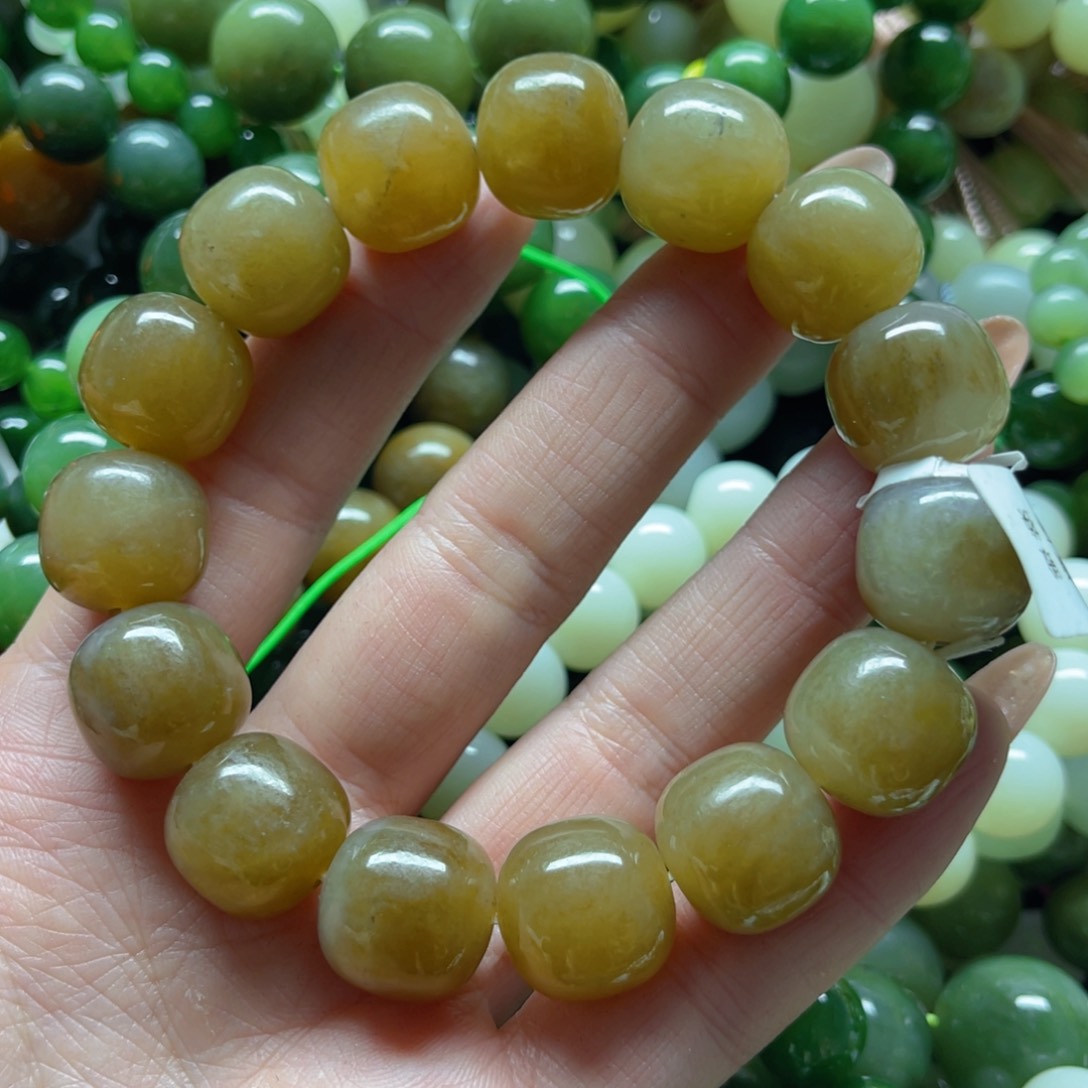 和田玉手串未镶嵌