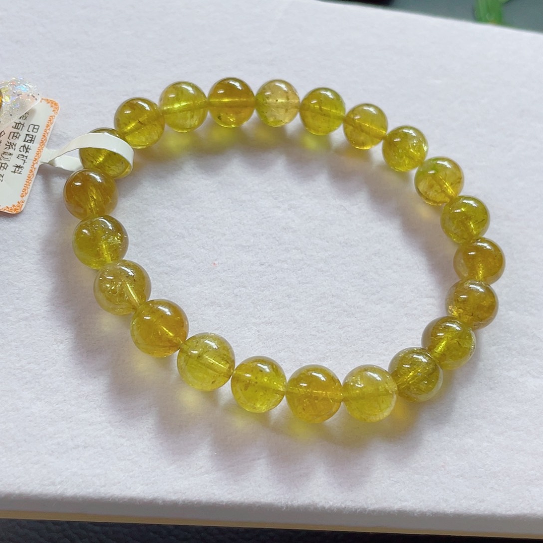未镶嵌手链碧玺9.8mm左右