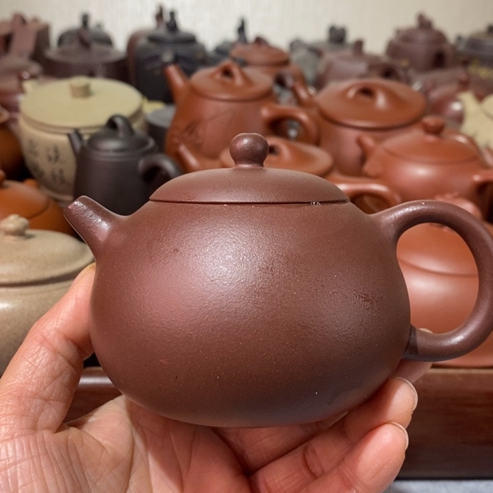 紫砂茶壶微瑕处理一把