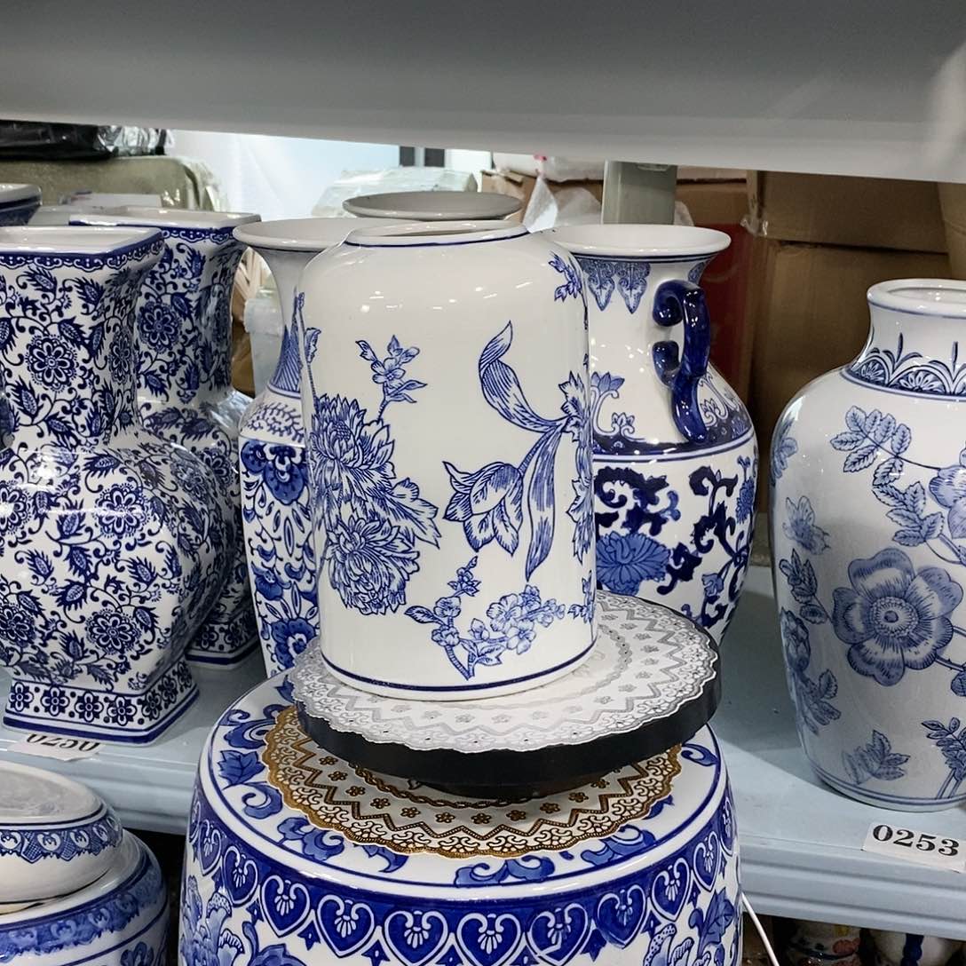 瓶直筒花瓶摆件后