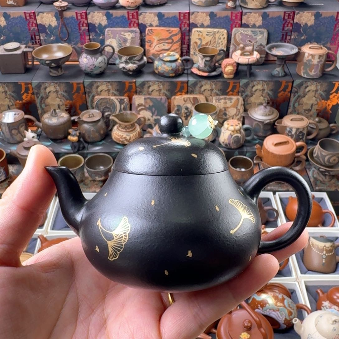 茶壶紫砂150ml原矿精工半手