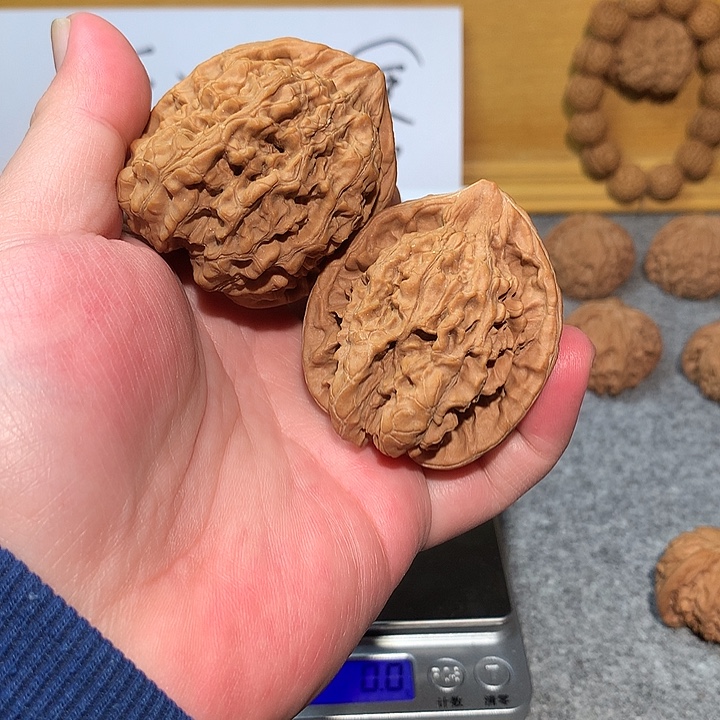 文玩核桃把件全品无修白茬官帽