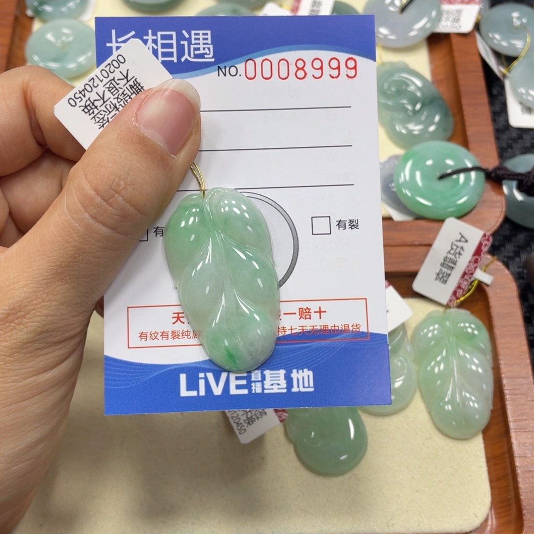 翡翠颈饰未镶嵌翡翠吊坠x 8999