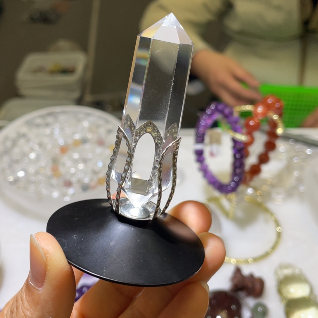 未镶嵌水晶珠宝半成品