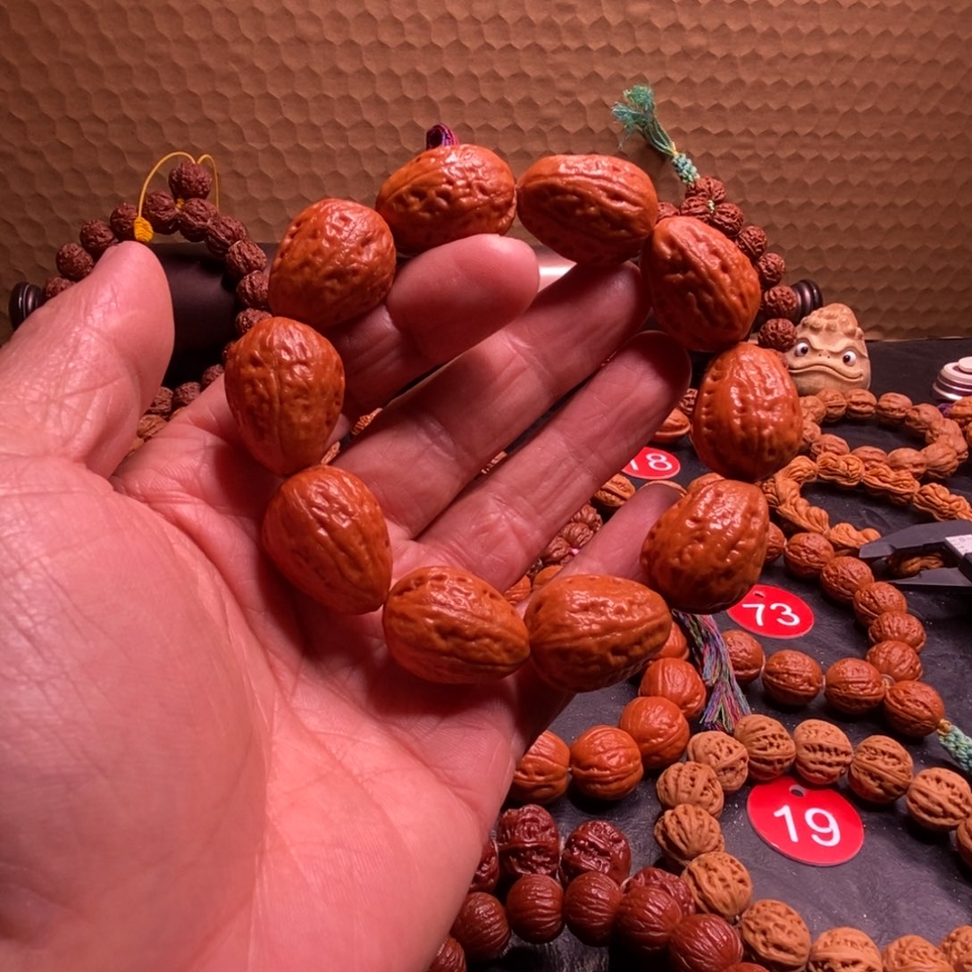 手串文玩核桃蜡皮小枣